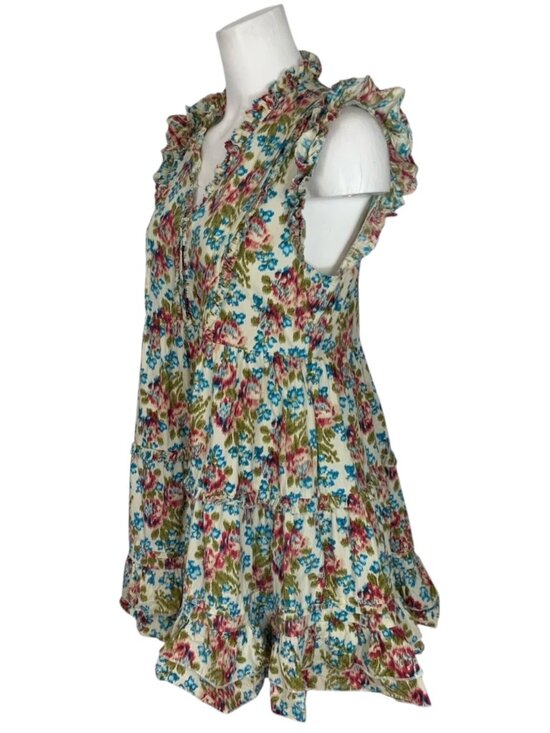 Caroline Constas Khaleesi Dress M Floral Ruffle - Picture 4 of 13